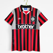 Camiseta Manchester City Visitante 94-96 Retro frontal