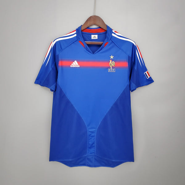 Camiseta Francia Local 2004 Retro frontal
