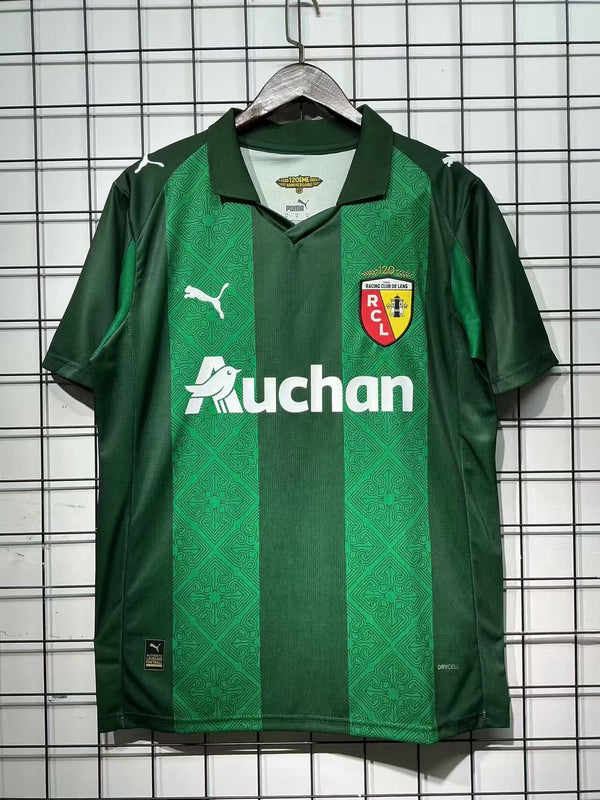Camiseta RC Lens Visitante 25-26 Verde frontal