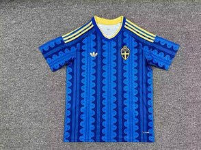 Camiseta Suecia Visitante Mundial 2026 frontal