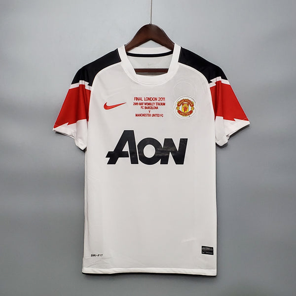 Camiseta Manchester United Visitante 10-11 Retro frontal