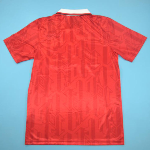 Camiseta Manchester United Local 92-94 Retro trasera
