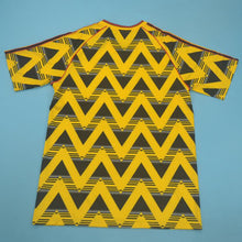 Camiseta Arsenal FC Visitante 91-92 Retro trasera