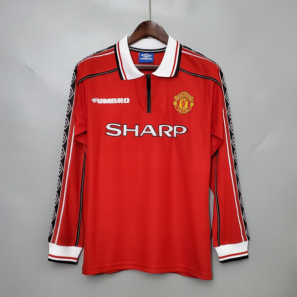 Camiseta Manchester United Local 98-00 Retro frontal