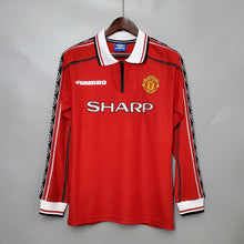 Camiseta Manchester United Local 98-00 Retro frontal