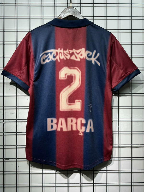 Camiseta FC Barcelona Local 00-01 Skeleton trasera
