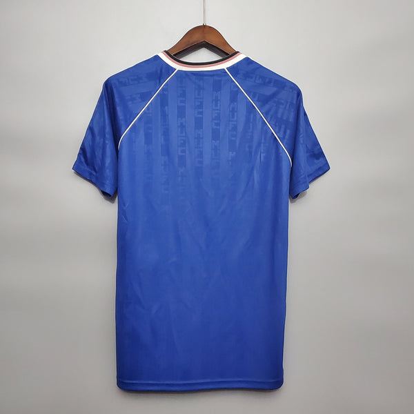 Camiseta Manchester United Tercera Equipacion 88-89 Retro trasera