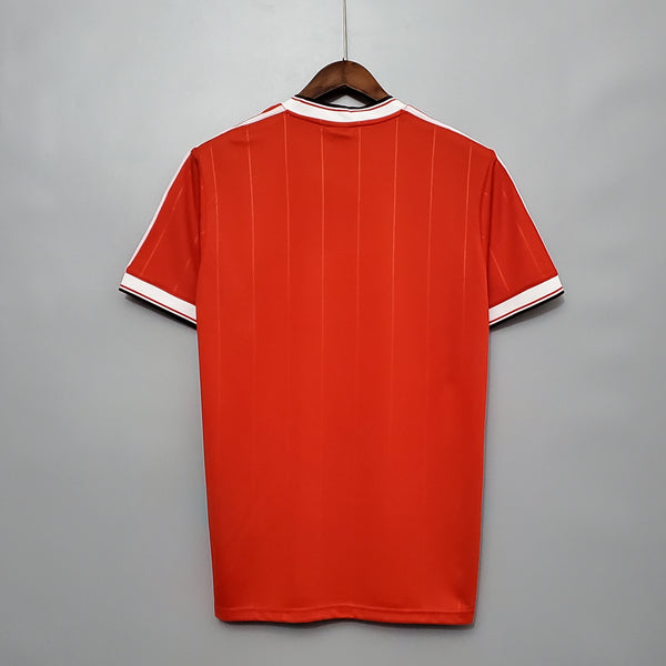 Camiseta Manchester United Local 83-84 Retro trasera