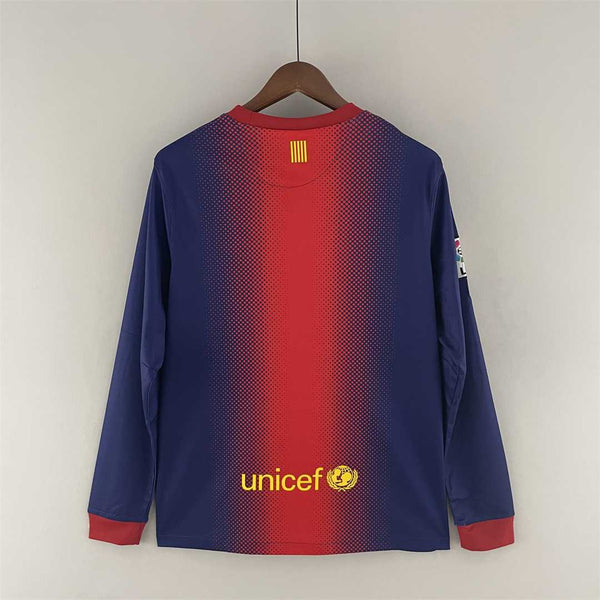 Camiseta FC Barcelona Local 12-13 Manga Larga trasera