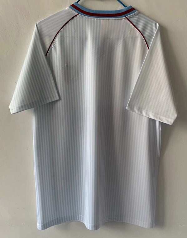 Camiseta Aston Villa Visitante 87-89 Retro trasera