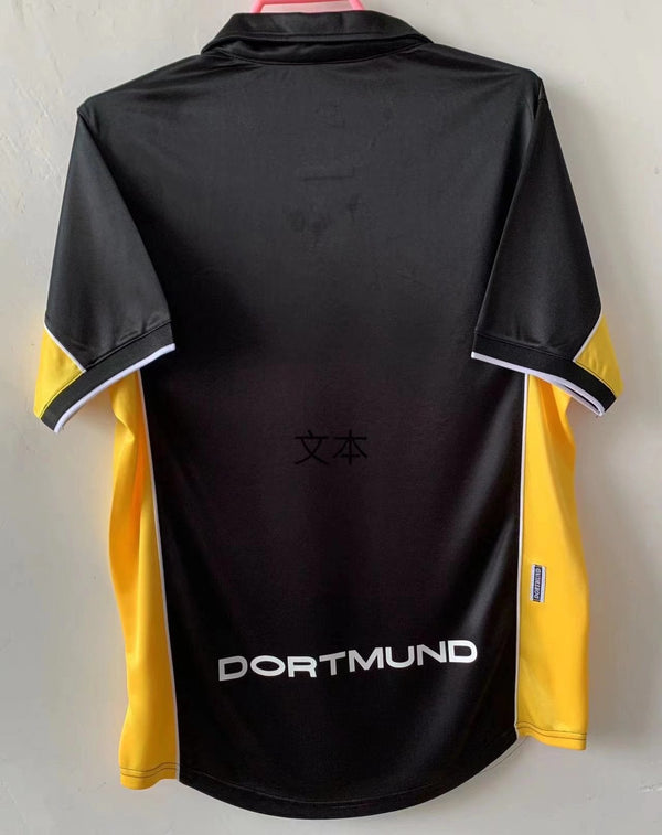 Camiseta Borussia Dortmund Visitante 98-00 Retro trasera