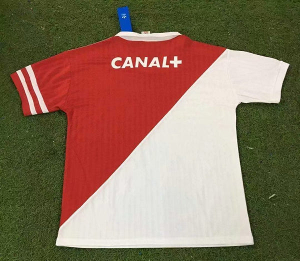Camiseta AS Monaco Local 90-91 Retro trasera