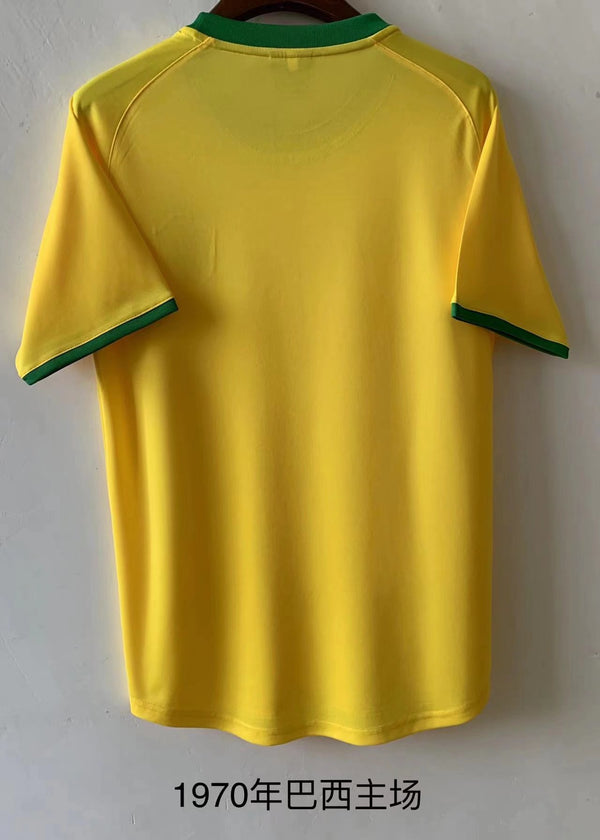 Camiseta Brasil Local 1970 Clásica retro trasera