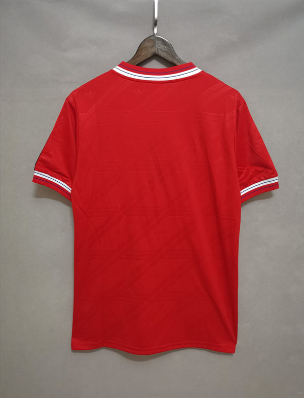 Camiseta Manchester United Local 86-88 Retro trasera