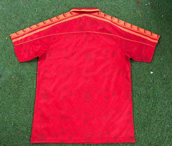 Camiseta AS Roma Local 95-96 Retro trasera