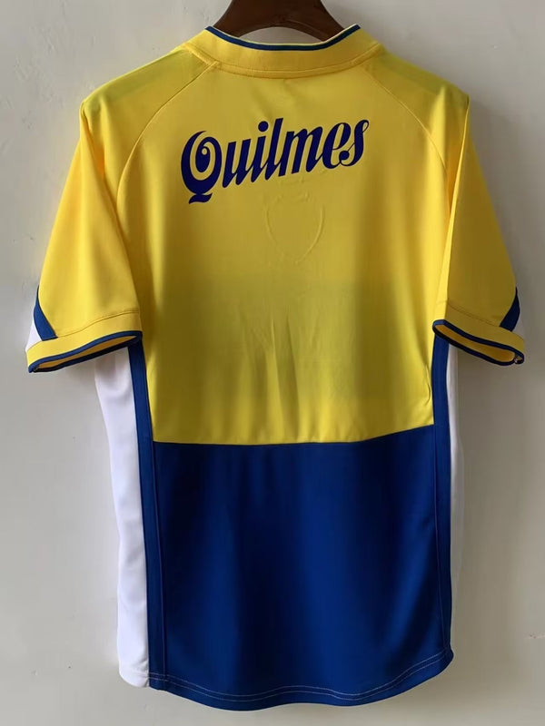 Camiseta Boca Juniors Visitante 2001 Retro trasera