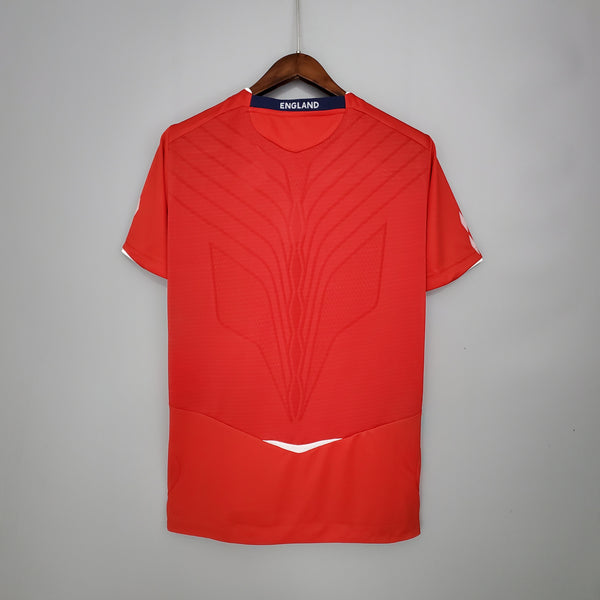 Camiseta Inglaterra Visitante 2008 Retro trasera