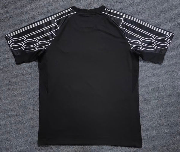 Camiseta PSG Especial negra y blanca 24-25 trasera