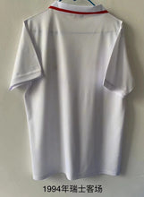 Camiseta Suiza Visitante 1994 Retro trasera
