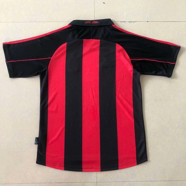 Camiseta AC Milan Local 00-02 trasera