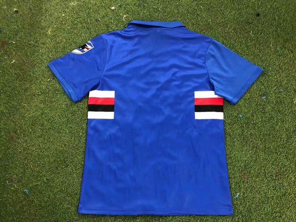 Camiseta Sampdoria Local 91-92 trasera