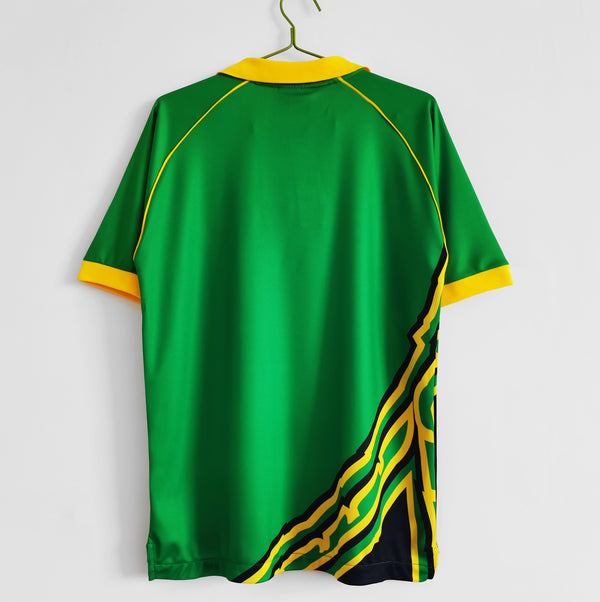 Camiseta Jamaica Visitante 1998 Retro trasera