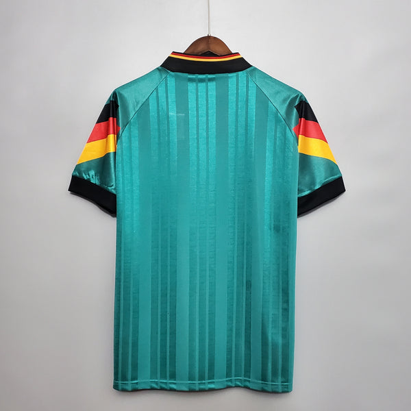 Camiseta Alemania Visitante 1992 Retro trasera