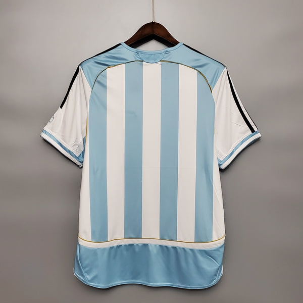 Camiseta Argentina Local 2006 Retro trasera