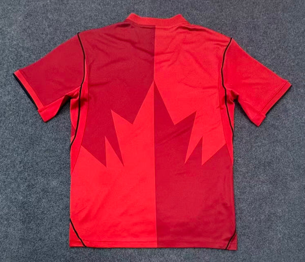Camiseta Canadá Local Mundial 2026 trasera