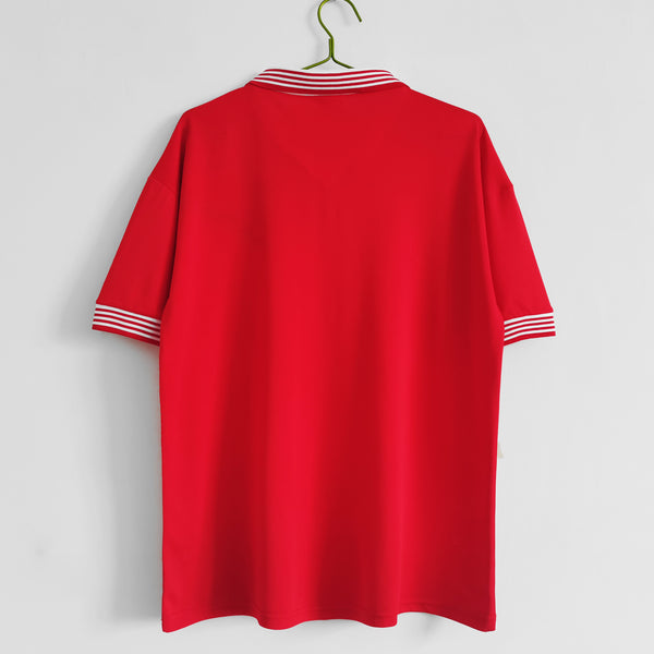 Camiseta Manchester United Local 1977 Retro trasera
