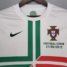 Camiseta Portugal Visitante 2012 Retro trasera