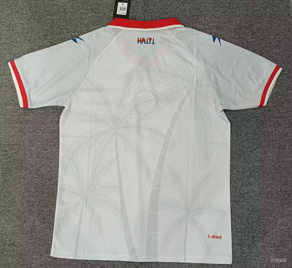 Camiseta Haití Visitante Mundial 2026 trasera