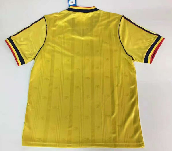 Camiseta Arsenal Visitante 86-88 Retro trasera