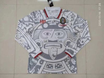 Camiseta Mexico Visitante 1998 Retro trasera