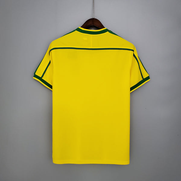 Camiseta Brasil Local 1998 Retro trasera