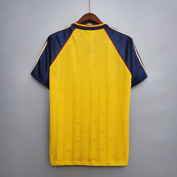 Camiseta Arsenal Visitante 88-90 Retro trasera