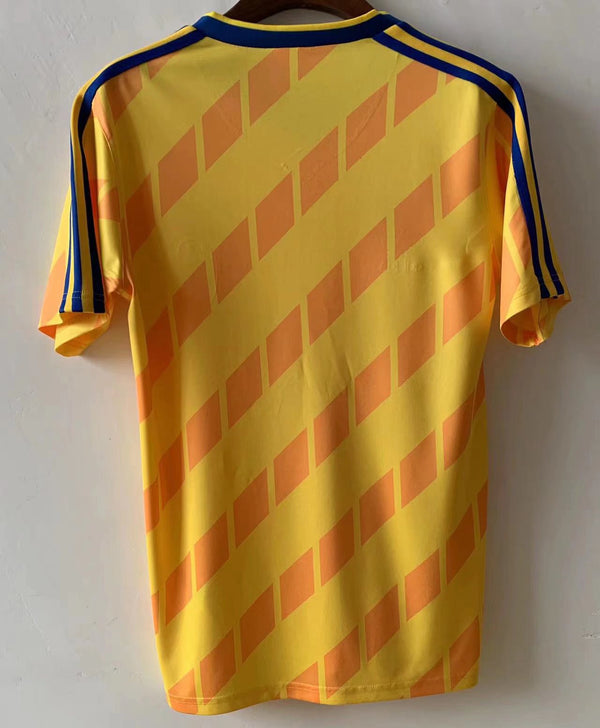 Camiseta Suecia Local 1990 Retro trasera