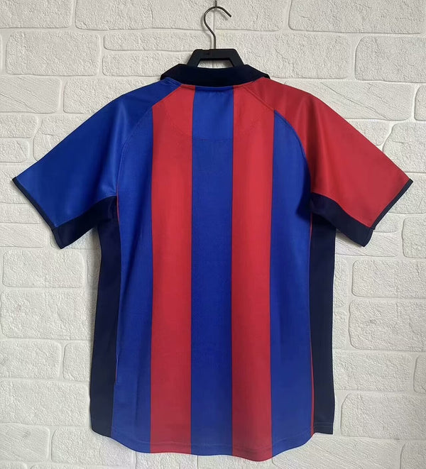 Camiseta FC Barcelona Local 01-02 Retro trasera