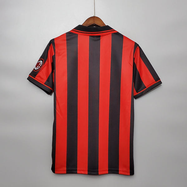 Camiseta AC Milan Local 95-96 trasera