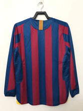 Camiseta FC Barcelona Local 05-06 Manga Larga trasera