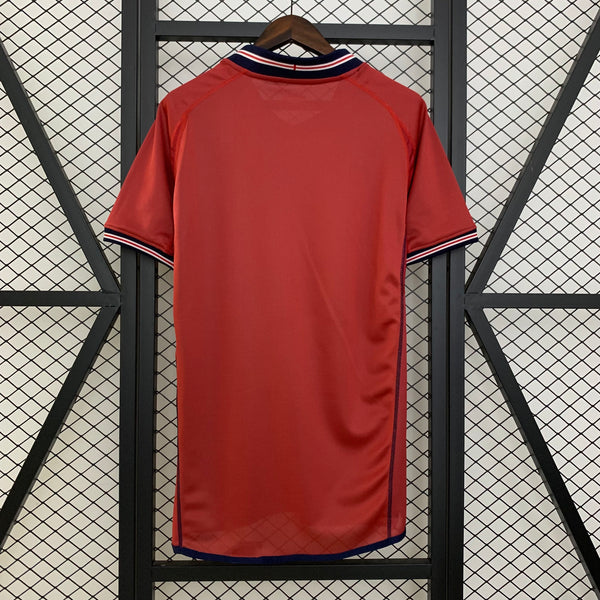 Camiseta Inglaterra Visitante 2002 Retro trasera