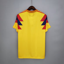 Camiseta Colombia Visitante 1990 Retro trasera