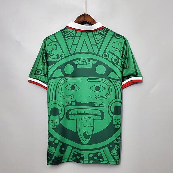 Camiseta Mexico Local 1998 Retro trasera