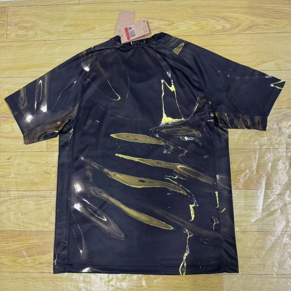 Camiseta PSG Cuarta Equipacion dorada 25-26 trasera