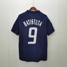Camiseta Argentina Visitante 2002 Retro trasera