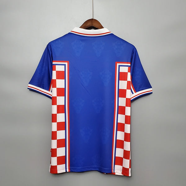 Camiseta Croacia Visitante 98-99 Retro trasera