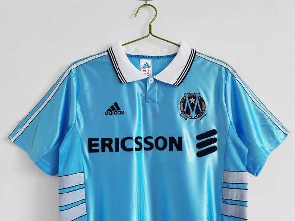 Camiseta Olympique de Marsella Visitante 98-99 Retro frontal