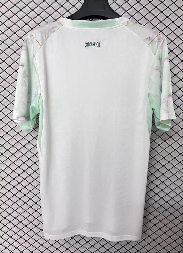 Camiseta Austria Visitante Mundial 2026 trasera