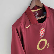 Camiseta Arsenal Local Manga Larga 05-06 complemento 1