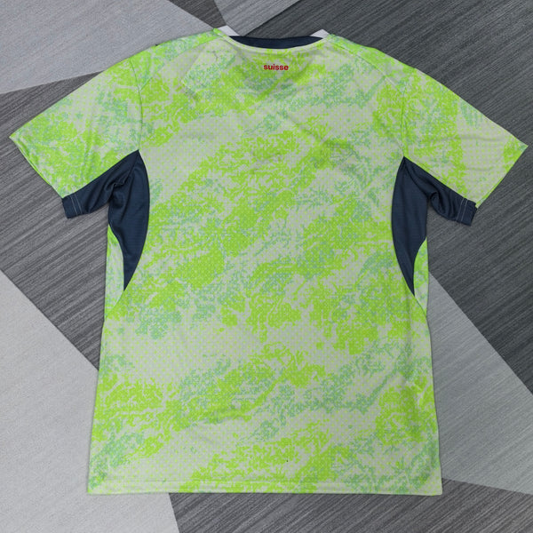 Camiseta Suiza Visitante Mundial 2026 trasera
